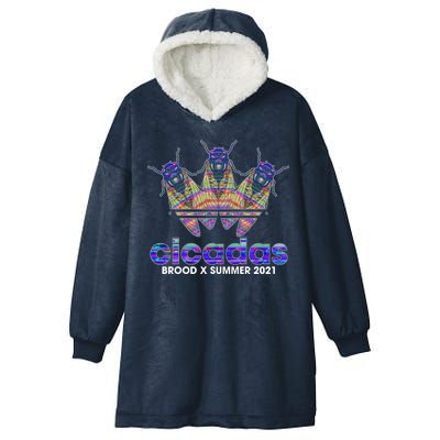 Cicadas Brood X Summer 2021 Sport Logo Hooded Wearable Blanket