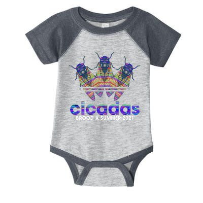 Cicadas Brood X Summer 2021 Sport Logo Infant Baby Jersey Bodysuit