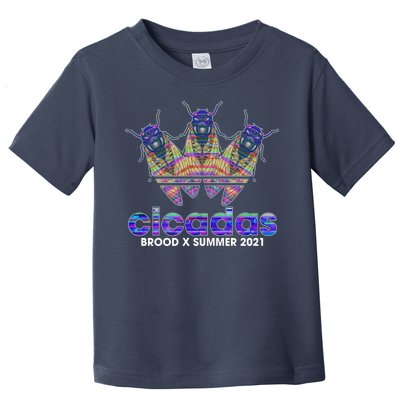 Cicadas Brood X Summer 2021 Sport Logo Toddler T-Shirt