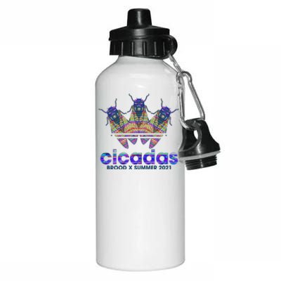 Cicadas Brood X Summer 2021 Sport Logo Aluminum Water Bottle