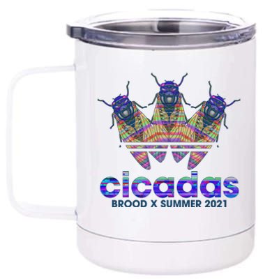 Cicadas Brood X Summer 2021 Sport Logo 12 oz Stainless Steel Tumbler Cup