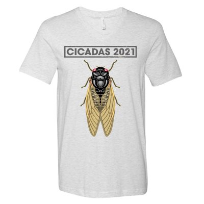 Cicadas Summer Brood X 2021 V-Neck T-Shirt