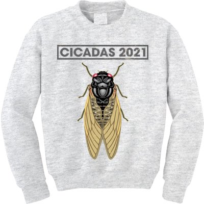 Cicadas Summer Brood X 2021 Kids Sweatshirt