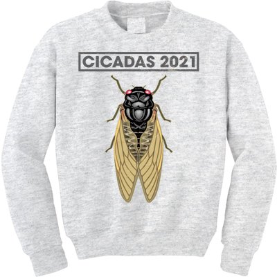 Cicadas Summer Brood X 2021 Kids Sweatshirt