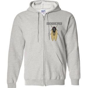 Cicadas Summer Brood X 2021 Full Zip Hoodie