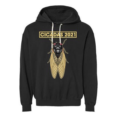 Cicadas Summer Brood X 2021 Garment-Dyed Fleece Hoodie