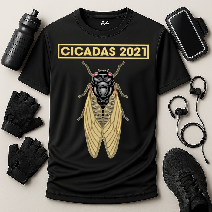 Cicadas Summer Brood X 2021 Cooling Performance Crew T-Shirt