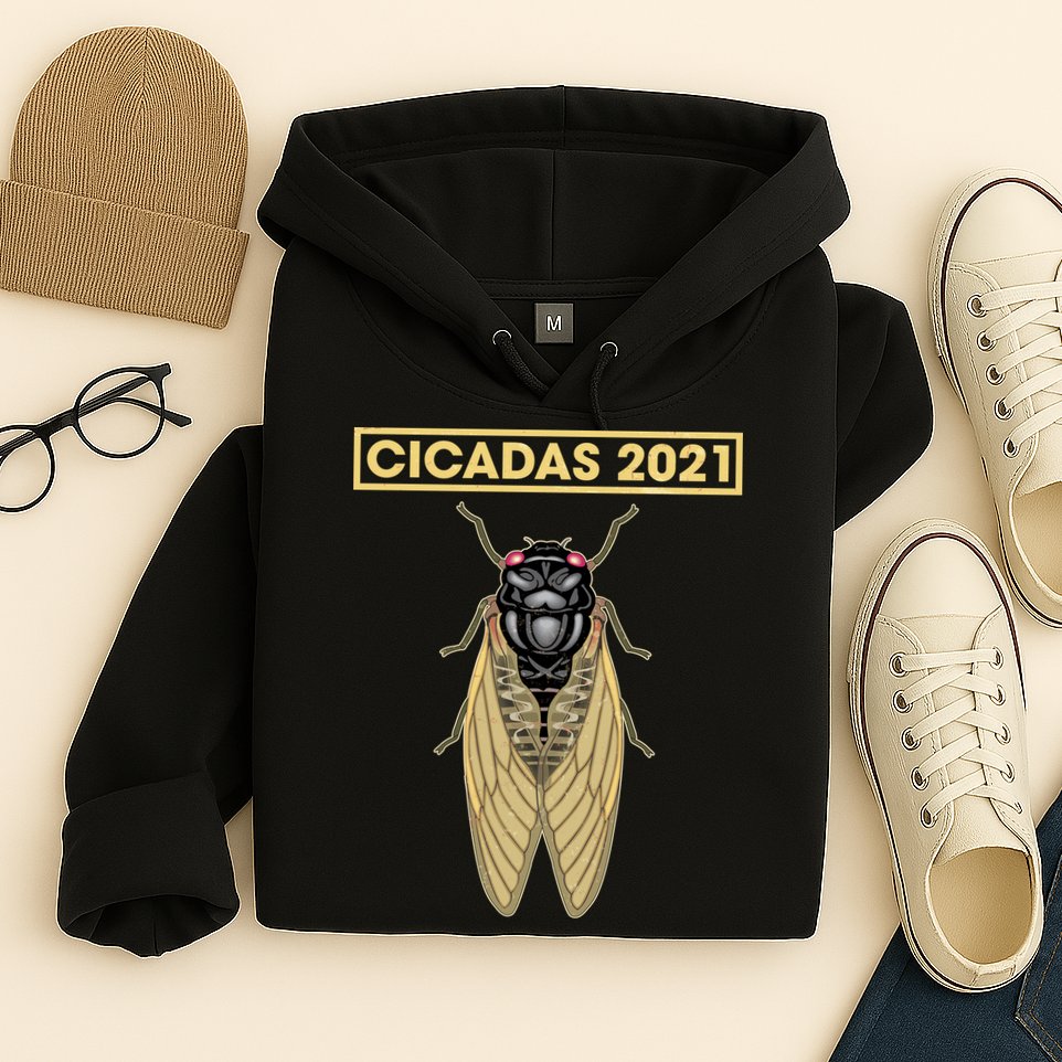 Cicadas Summer Brood X 2021 Hoodie
