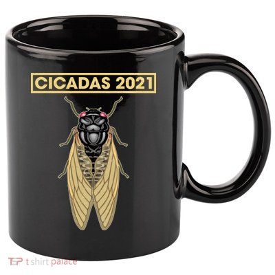 Cicadas Summer Brood X 2021 11oz C Handle Ceramic Mug