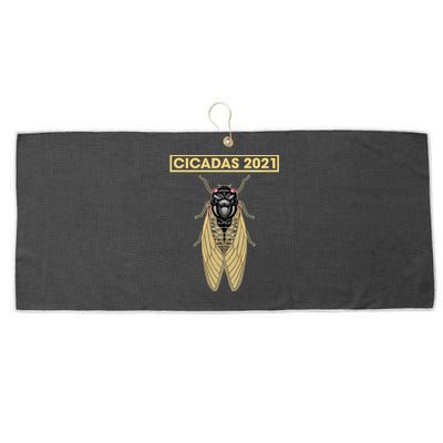 Cicadas Summer Brood X 2021 Large Microfiber Waffle Golf Towel