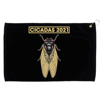 Cicadas Summer Brood X 2021 Grommeted Golf Towel