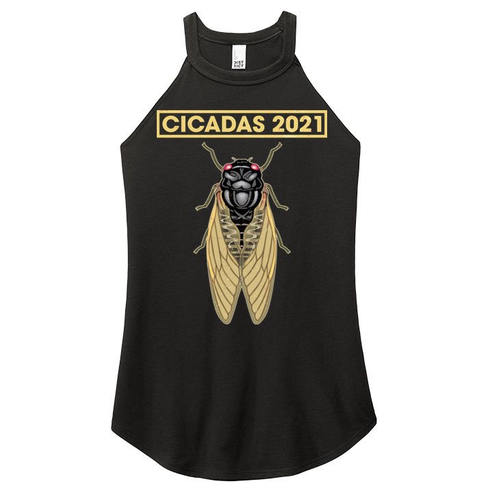 Cicadas Summer Brood X 2021 Women's Perfect Tri Rocker Tank