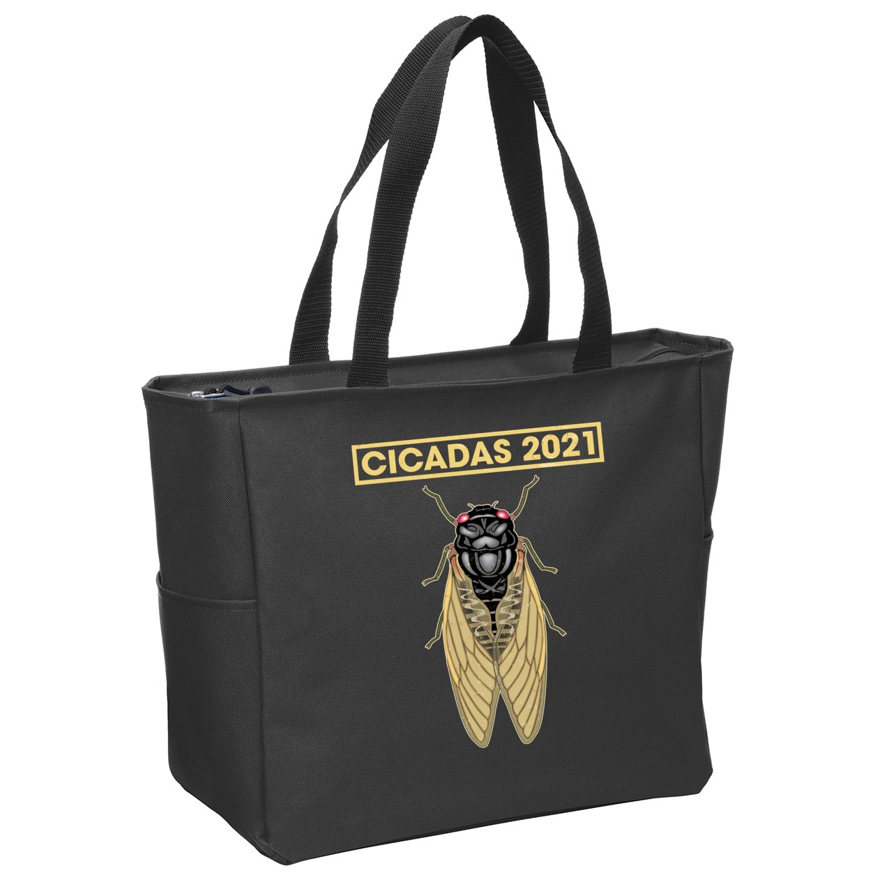 Cicadas Summer Brood X 2021 Zip Tote Bag
