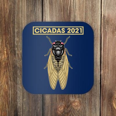 Cicadas Summer Brood X 2021 Coaster