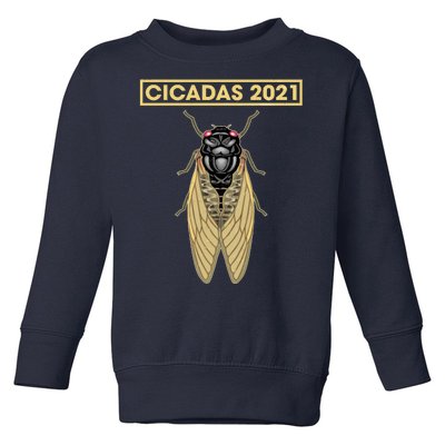 Cicadas Summer Brood X 2021 Toddler Sweatshirt