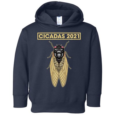 Cicadas Summer Brood X 2021 Toddler Hoodie