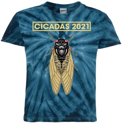 Cicadas Summer Brood X 2021 Kids Tie-Dye T-Shirt