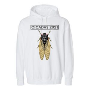 Cicadas Summer Brood X 2021 Garment-Dyed Fleece Hoodie