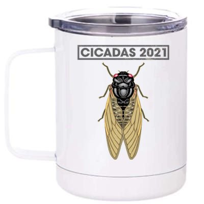 Cicadas Summer Brood X 2021 12 oz Stainless Steel Tumbler Cup