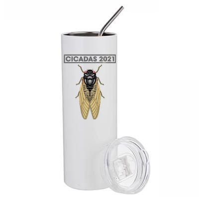 Cicadas Summer Brood X 2021 Stainless Steel Tumbler