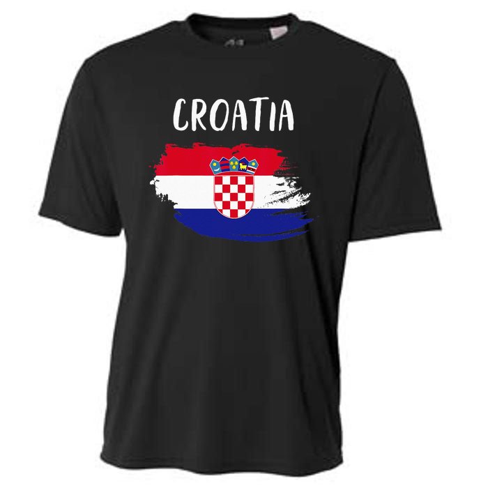 Croatia Indepedence Day Croatia Flag Cooling Performance Crew T-Shirt