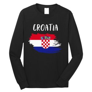 Croatia Indepedence Day Croatia Flag Long Sleeve Shirt