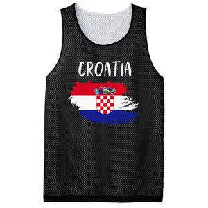 Croatia Indepedence Day Croatia Flag Mesh Reversible Basketball Jersey Tank