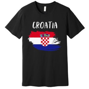 Croatia Indepedence Day Croatia Flag Premium T-Shirt