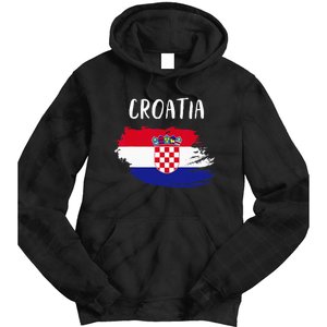 Croatia Indepedence Day Croatia Flag Tie Dye Hoodie