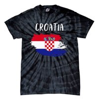 Croatia Indepedence Day Croatia Flag Tie-Dye T-Shirt