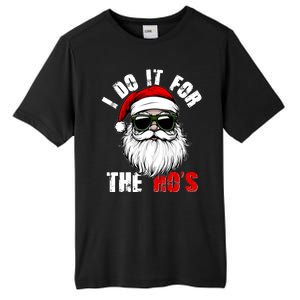 Christmas I Do It For The Hos Santa Claus Tall Fusion ChromaSoft Performance T-Shirt