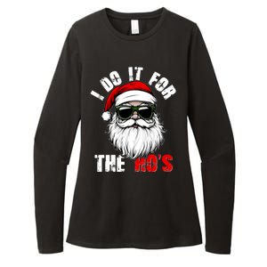 Christmas I Do It For The Hos Santa Claus Womens CVC Long Sleeve Shirt