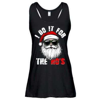 Christmas I Do It For The Hos Santa Claus Ladies Essential Flowy Tank