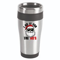 Christmas I Do It For The Hos Santa Claus 16oz Travel Tumbler