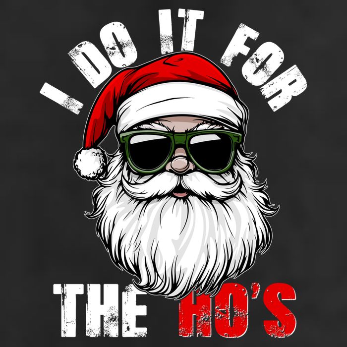 Christmas I Do It For The Hos Santa Claus Golf Towel