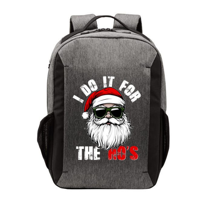 Christmas I Do It For The Hos Santa Claus Vector Backpack