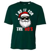 Christmas I Do It For The Hos Santa Claus Cooling Performance Crew T-Shirt