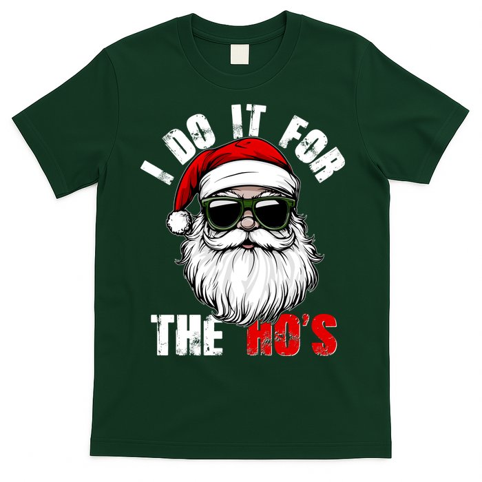 Christmas I Do It For The Hos Santa Claus T-Shirt