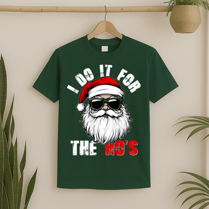 Christmas I Do It For The Hos Santa Claus T-Shirt
