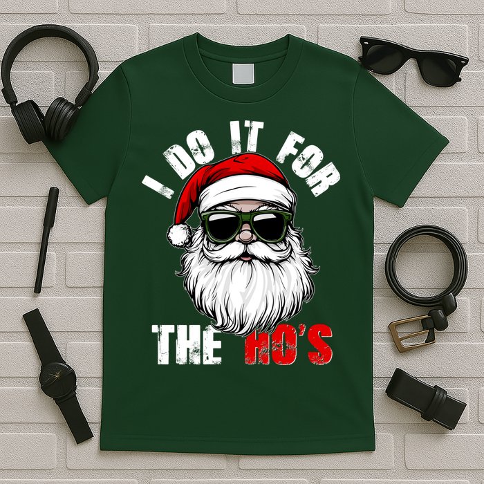 Christmas I Do It For The Hos Santa Claus T-Shirt