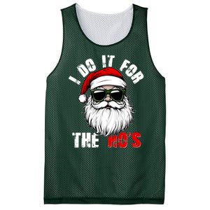 Christmas I Do It For The Hos Santa Claus Mesh Reversible Basketball Jersey Tank