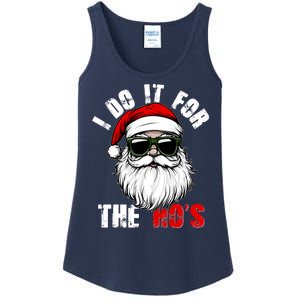 Christmas I Do It For The Hos Santa Claus Ladies Essential Tank