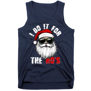 Christmas I Do It For The Hos Santa Claus Tank Top