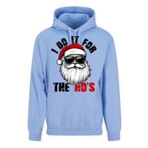 Christmas I Do It For The Hos Santa Claus Unisex Surf Hoodie