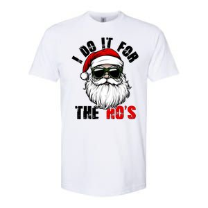 Christmas I Do It For The Hos Santa Claus Softstyle CVC T-Shirt