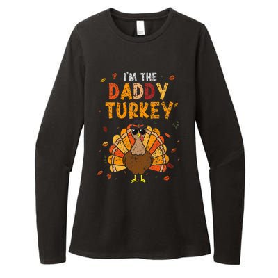 Cool I'm Daddy Turkey Thankful Papa Happy Thanksgiving Dad Womens CVC Long Sleeve Shirt