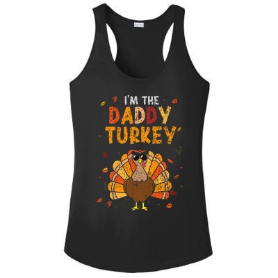 Cool I'm Daddy Turkey Thankful Papa Happy Thanksgiving Dad Ladies PosiCharge Competitor Racerback Tank