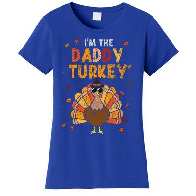 Cool I'm Daddy Turkey Thankful Papa Happy Thanksgiving Dad Women's T-Shirt