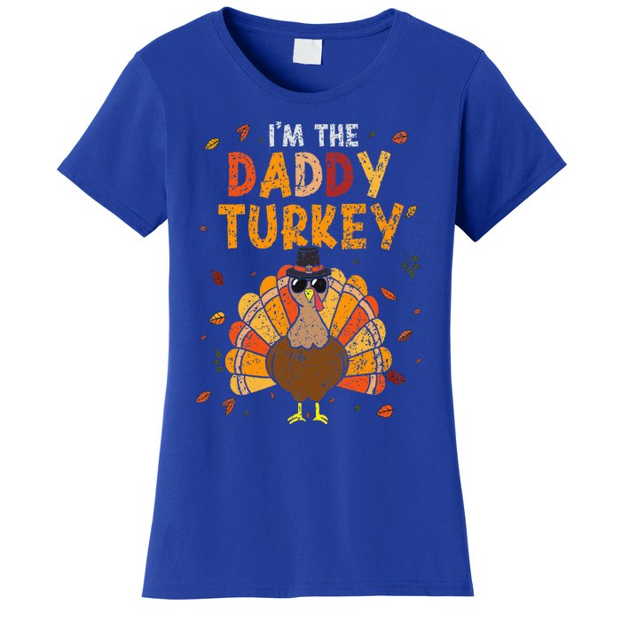 Cool I'm Daddy Turkey Thankful Papa Happy Thanksgiving Dad Women's T-Shirt