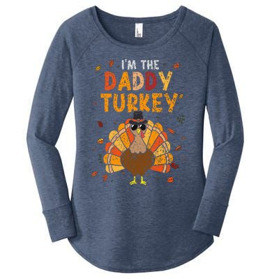 Cool I'm Daddy Turkey Thankful Papa Happy Thanksgiving Dad Women's Perfect Tri Tunic Long Sleeve Shirt